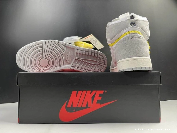 Official Maikesneakers 1 Smoke Switch Air High Jordan Light CW6576-100 0806